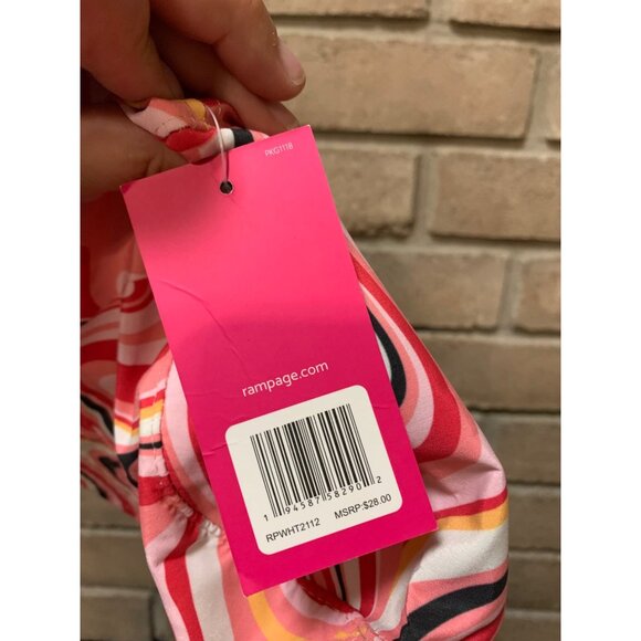 NWT Rampage 1970s Retro Swirl Print Bucket Hat Womens One Size Fits Most AD2 - Picture 4 of 4